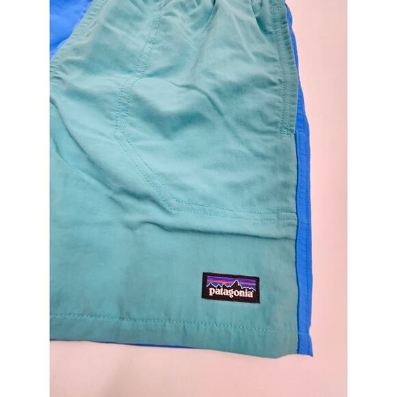 Patagonia Boys Medium (10) - 5"  Baggies Lined Shorts - Subtidal Blue - Picture 2 of 7
